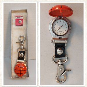 Basketball Key Chain Watch - NOS
